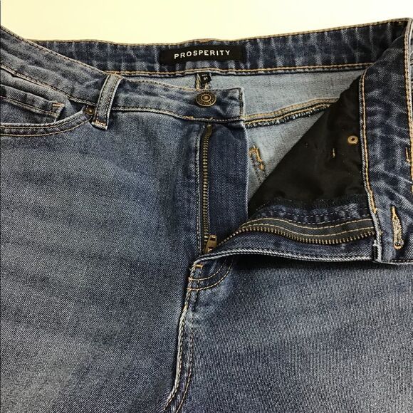Prosperity High Rise Crop Denim Jeans NWT Size 31 - Picture 12 of 15